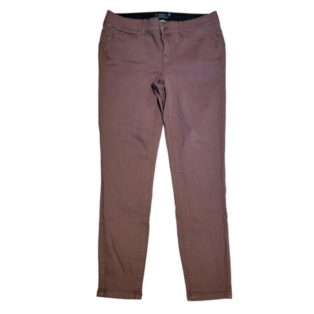 Torrid Bombshell Skinny Women 16T Mauve Brown Super Soft High Rise Pant